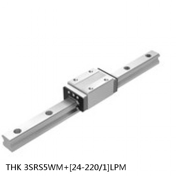 3SRS5WM+[24-220/1]LPM THK Miniature Linear Guide Caged Ball SRS Series