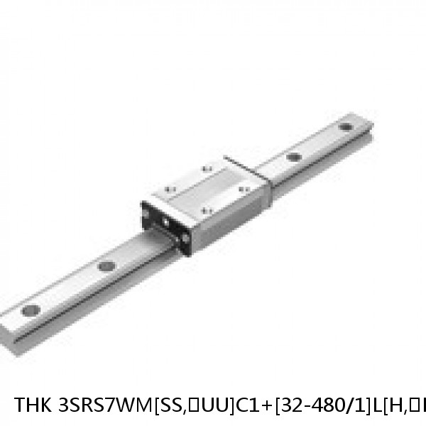 3SRS7WM[SS,​UU]C1+[32-480/1]L[H,​P]M THK Miniature Linear Guide Caged Ball SRS Series