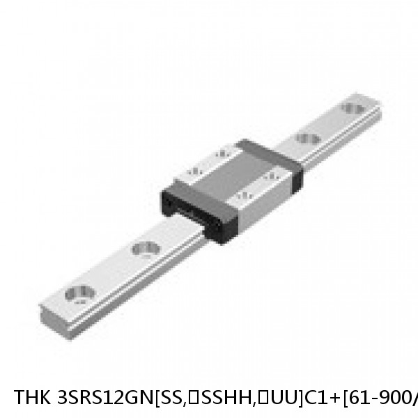3SRS12GN[SS,​SSHH,​UU]C1+[61-900/1]L[H,​P]M THK Miniature Linear Guide Full Ball SRS-G Accuracy and Preload Selectable