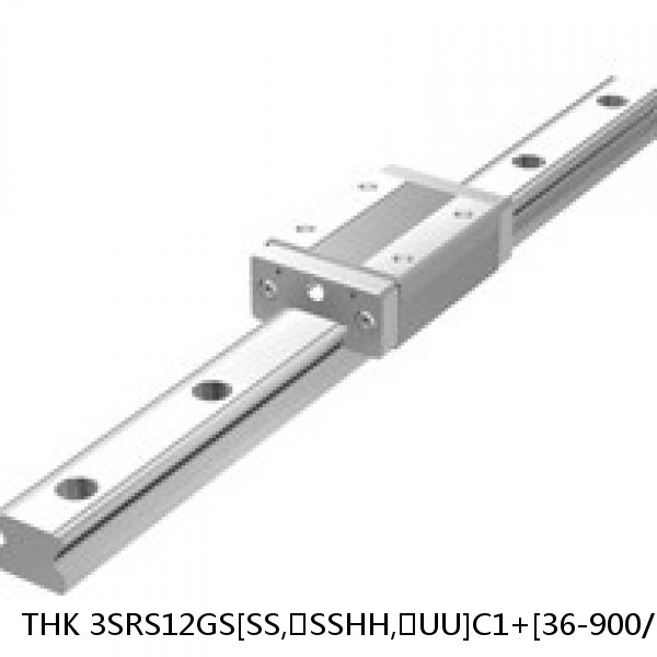 3SRS12GS[SS,​SSHH,​UU]C1+[36-900/1]LM THK Miniature Linear Guide Full Ball SRS-G Accuracy and Preload Selectable