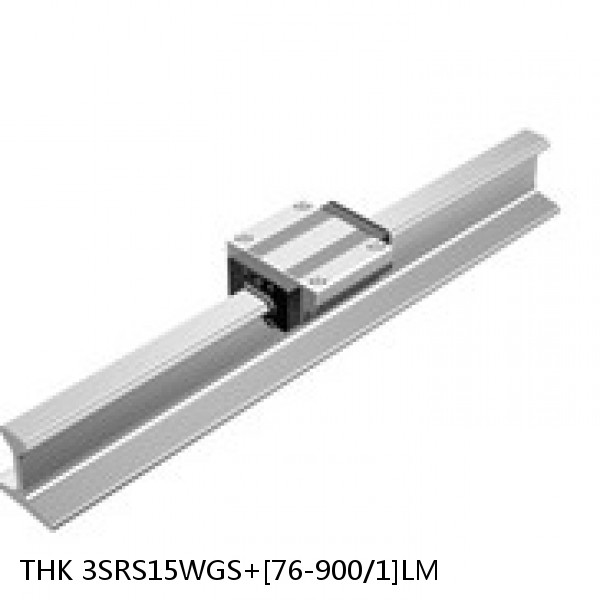 3SRS15WGS+[76-900/1]LM THK Miniature Linear Guide Full Ball SRS-G Accuracy and Preload Selectable