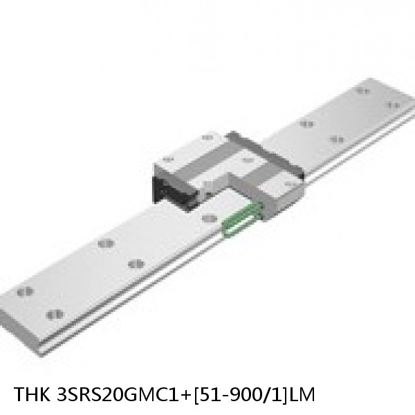3SRS20GMC1+[51-900/1]LM THK Miniature Linear Guide Full Ball SRS-G Accuracy and Preload Selectable