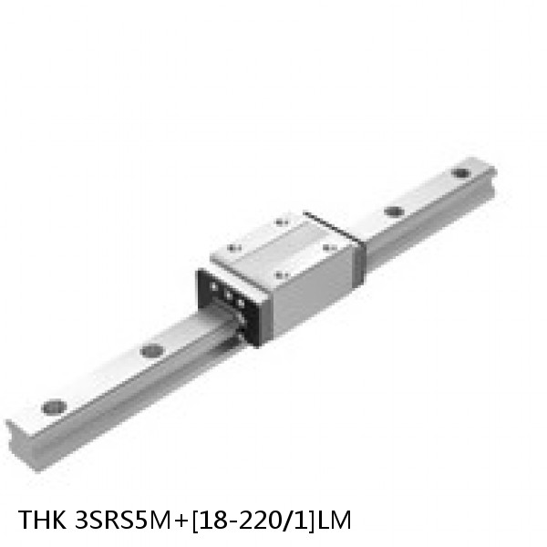 3SRS5M+[18-220/1]LM THK Miniature Linear Guide Caged Ball SRS Series #1 small image
