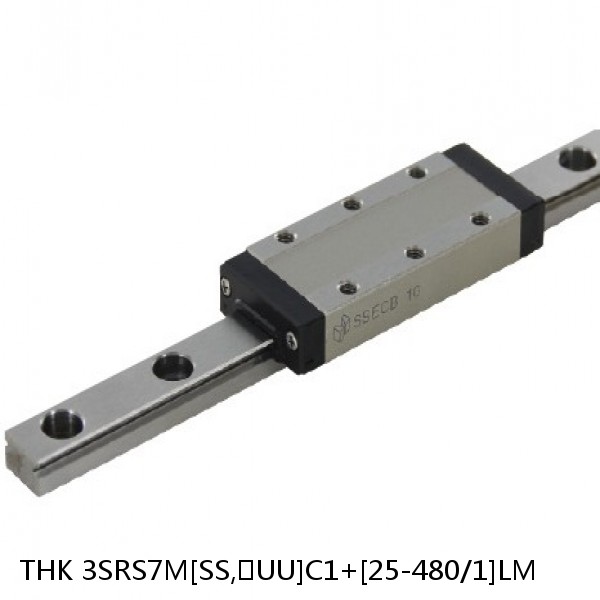 3SRS7M[SS,​UU]C1+[25-480/1]LM THK Miniature Linear Guide Caged Ball SRS Series