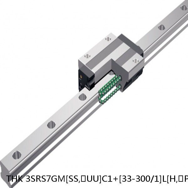 3SRS7GM[SS,​UU]C1+[33-300/1]L[H,​P]M THK Miniature Linear Guide Full Ball SRS-G Accuracy and Preload Selectable
