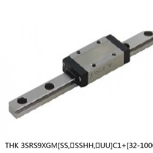 3SRS9XGM[SS,​SSHH,​UU]C1+[32-1000/1]LM THK Miniature Linear Guide Full Ball SRS-G Accuracy and Preload Selectable