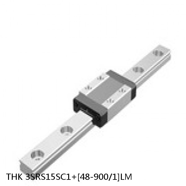 3SRS15SC1+[48-900/1]LM THK Miniature Linear Guide Caged Ball SRS Series #1 small image