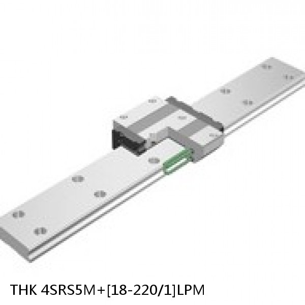 4SRS5M+[18-220/1]LPM THK Miniature Linear Guide Caged Ball SRS Series #1 small image