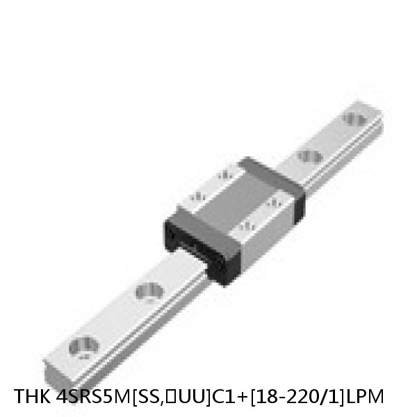 4SRS5M[SS,​UU]C1+[18-220/1]LPM THK Miniature Linear Guide Caged Ball SRS Series #1 small image