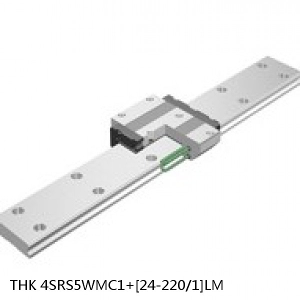 4SRS5WMC1+[24-220/1]LM THK Miniature Linear Guide Caged Ball SRS Series #1 small image