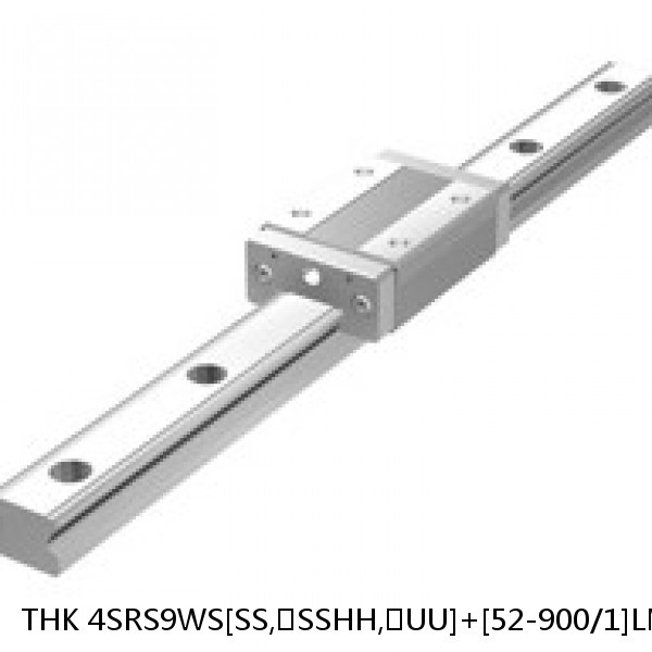 4SRS9WS[SS,​SSHH,​UU]+[52-900/1]LM THK Miniature Linear Guide Caged Ball SRS Series #1 small image