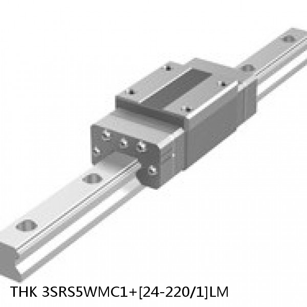 3SRS5WMC1+[24-220/1]LM THK Miniature Linear Guide Caged Ball SRS Series #1 image