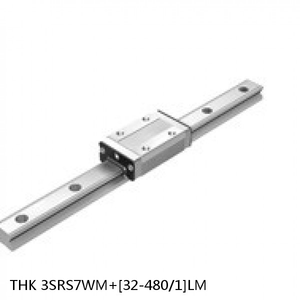 3SRS7WM+[32-480/1]LM THK Miniature Linear Guide Caged Ball SRS Series #1 image