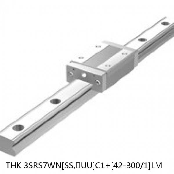 3SRS7WN[SS,​UU]C1+[42-300/1]LM THK Miniature Linear Guide Caged Ball SRS Series #1 image