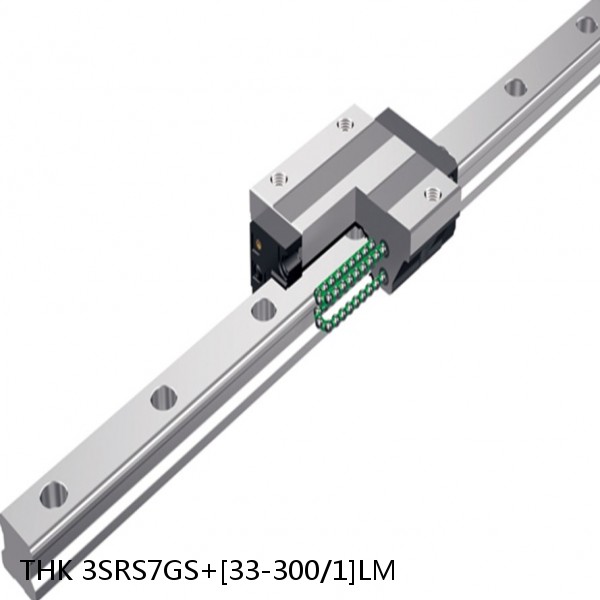 3SRS7GS+[33-300/1]LM THK Miniature Linear Guide Full Ball SRS-G Accuracy and Preload Selectable #1 image