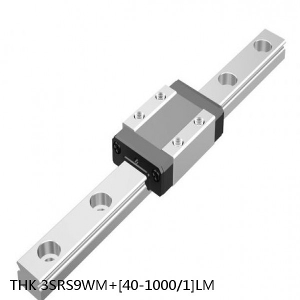 3SRS9WM+[40-1000/1]LM THK Miniature Linear Guide Caged Ball SRS Series #1 image