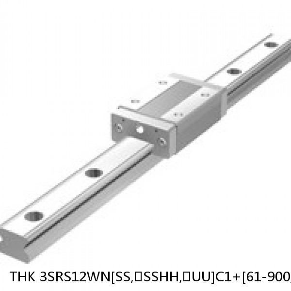 3SRS12WN[SS,​SSHH,​UU]C1+[61-900/1]L[H,​P]M THK Miniature Linear Guide Caged Ball SRS Series #1 image