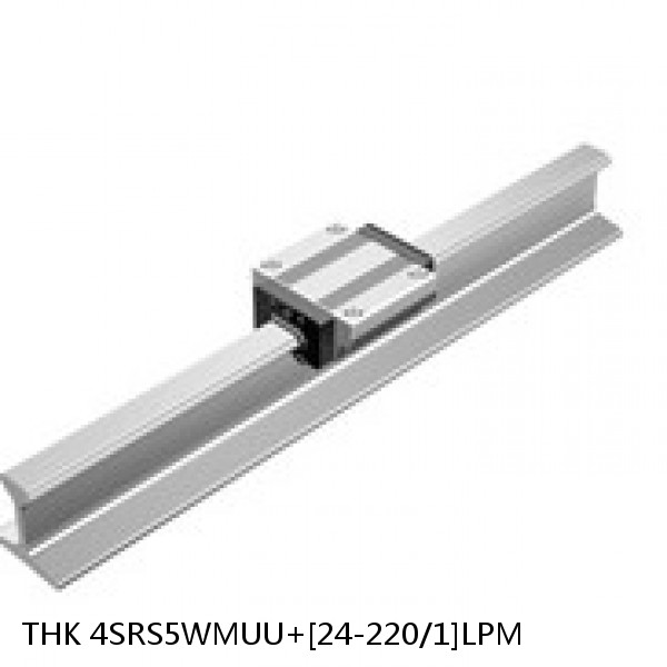 4SRS5WMUU+[24-220/1]LPM THK Miniature Linear Guide Caged Ball SRS Series #1 image
